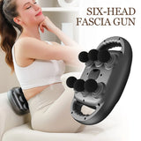 Six-head Fascia Gun High-Frequency Vibration Body Massage Gun Back and Waist Massager Massager Neck Shoulder Massager masajeador