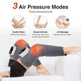 Smart Leg Massager 3-Speed Hot Compress Leg Massagers Vibration Relax Muscles Relieve Fatigue Thigh and Calf Massage Device