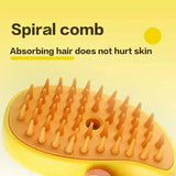 2307GP 3 in 1 Dog Steamer Brush Electric Spray Cat Hair Brush Comb Massage Pet Grooming Remove Tangles and Loose Hair Supplies Steamy