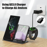 4 in 1 Wireless Fast Charging Station