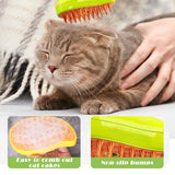 1009GP Dog Steam Brush Electric Spray Cat Hair Brush For Massage Pet Grooming Kitten Pet Bath Brush Removing Tangled and Loose Hair