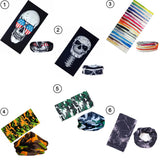 Assorted Lot of Seamless Bandana Multi-Function Wraps