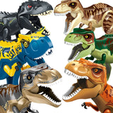 2407TA Jurassic Dinosaur World Brutal Raptor T-Rex Triceratops Indominus Rex Model Building Blocks Dino Velociraptor Figure Bricks Toys