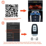 Universal Car Alarm AutoStart System APP Remote Control Engine Ignition Kit Push One Button Start Stop System Car Accessories