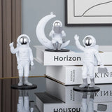 2307BA Astronaut Figures Figurines Table Decor Statue Spaceman Sculptures Educational Toy Home Living Room Desk Decoration Kids Gift