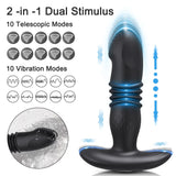 Thrusting Anal Vibrator Men Bluetooth APP Vibrator Remote Control Telescopic Prostate Massager Male Prostate Stimulator