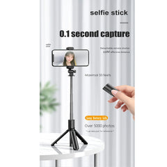 360° Rotation Selfie Stick Tripod with Wireless Remote for iPhone & Android Phone