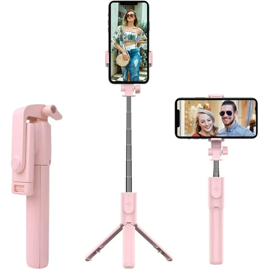 3 in 1 Extendable Selfie Stick Tripod Cell Phone Holder