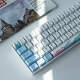 108 Keys Ocean Whale Theme Cherry Profile PBT Keycaps For Mechanical keyboard