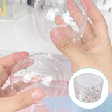 TA1510 Double Sided Clear w/ Stickers Reusable Nano Tape DIY Craft Pinch