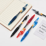 13/30pcs Retractable Gel Pens Set Black/Red/Blue Ink Ballpoint for Writing Refills Office Accessories School Supplies Stationery