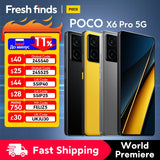 【World Premiere】POCO X6 Pro 5G Global Version Smartphone Dimensity 8300-Ultra 6.67" 1.5K Flow AMOLED DotDisplay 64MP 67W NFC