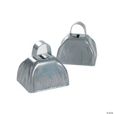 Metallic Silver Cowbell In Bulk