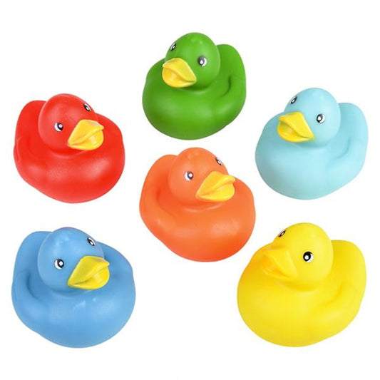 Solid Color Rubber Ducky For Kids In Bulk- Assorted