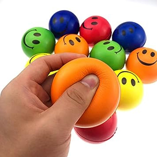 Smile Squeeze Ball kids toys (Sold by dozen)