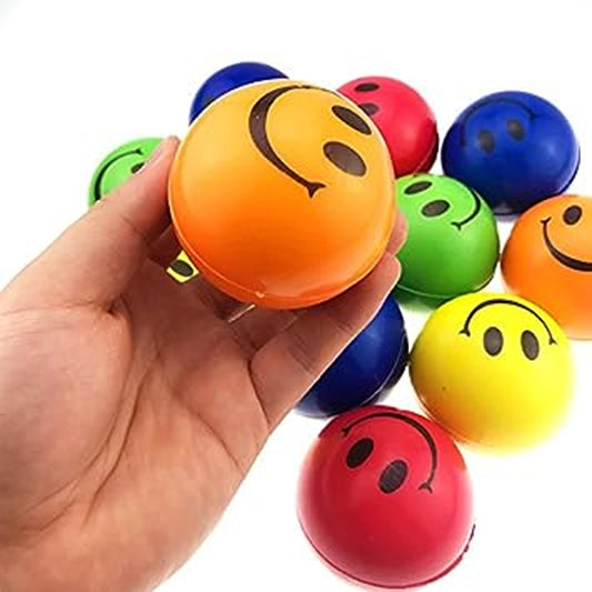 Smile Squeeze Ball Kids Toys In Bulk- Assorted