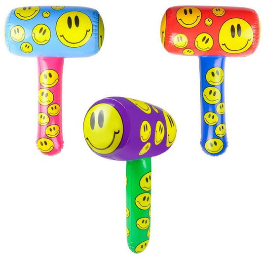 Smiley Mallet Inflate kids toys ( 1 Dozen=$32.50)
