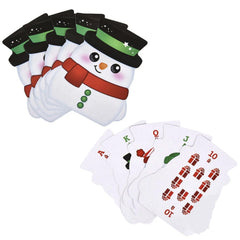 Snowman Playing Cards For Kids In Bulk