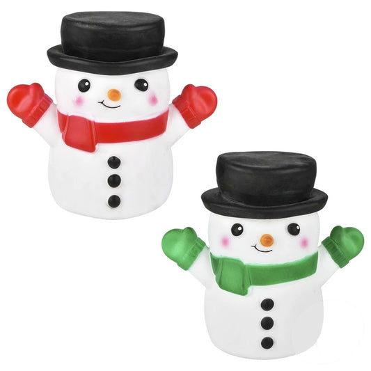 6" Christmas Snowman Hand Puppet Kids Toy In Bulk