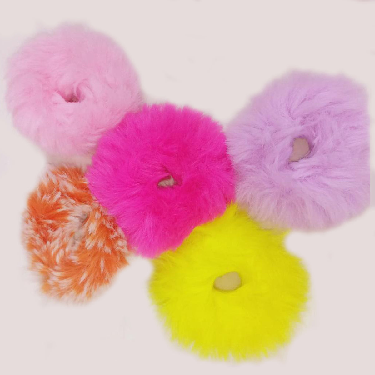 Wholesale Soft Faux Fur Multi-Color Stylish Hair Bands (Sold by 5PCS)