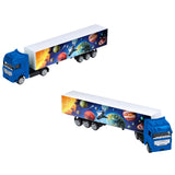 Space Print Trailer Tractor Kids Toy- 7''In Bulk