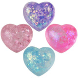 Mini Sparkle Heart Squeeze Kid Toys- Assorted