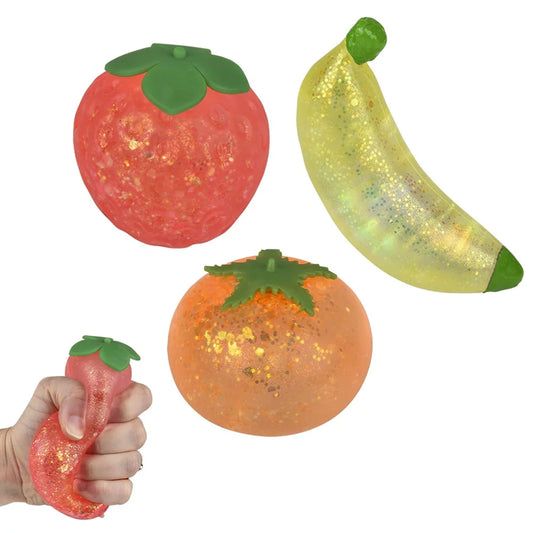 Sugar Squeezy Fidget Fruit Kids Toy-{Sold By Dozen= $29.99}