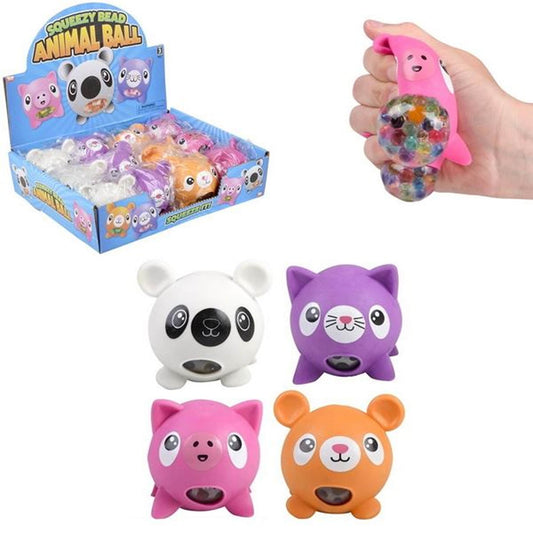 Mini Animal Filled with Water Beads Squishy Toys ( 1 Dozen=$23.99)