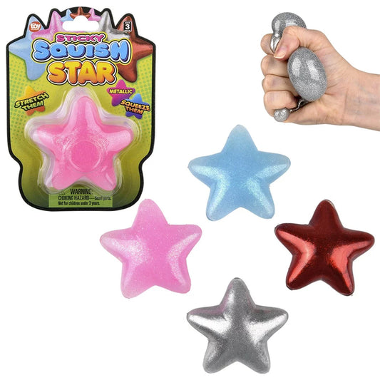 Squishy Star Kids Toy In Bulk- Assorted