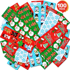 Best 100pcs Christmas Fun & Holiday Celebration Sticker For Kids - Assorted