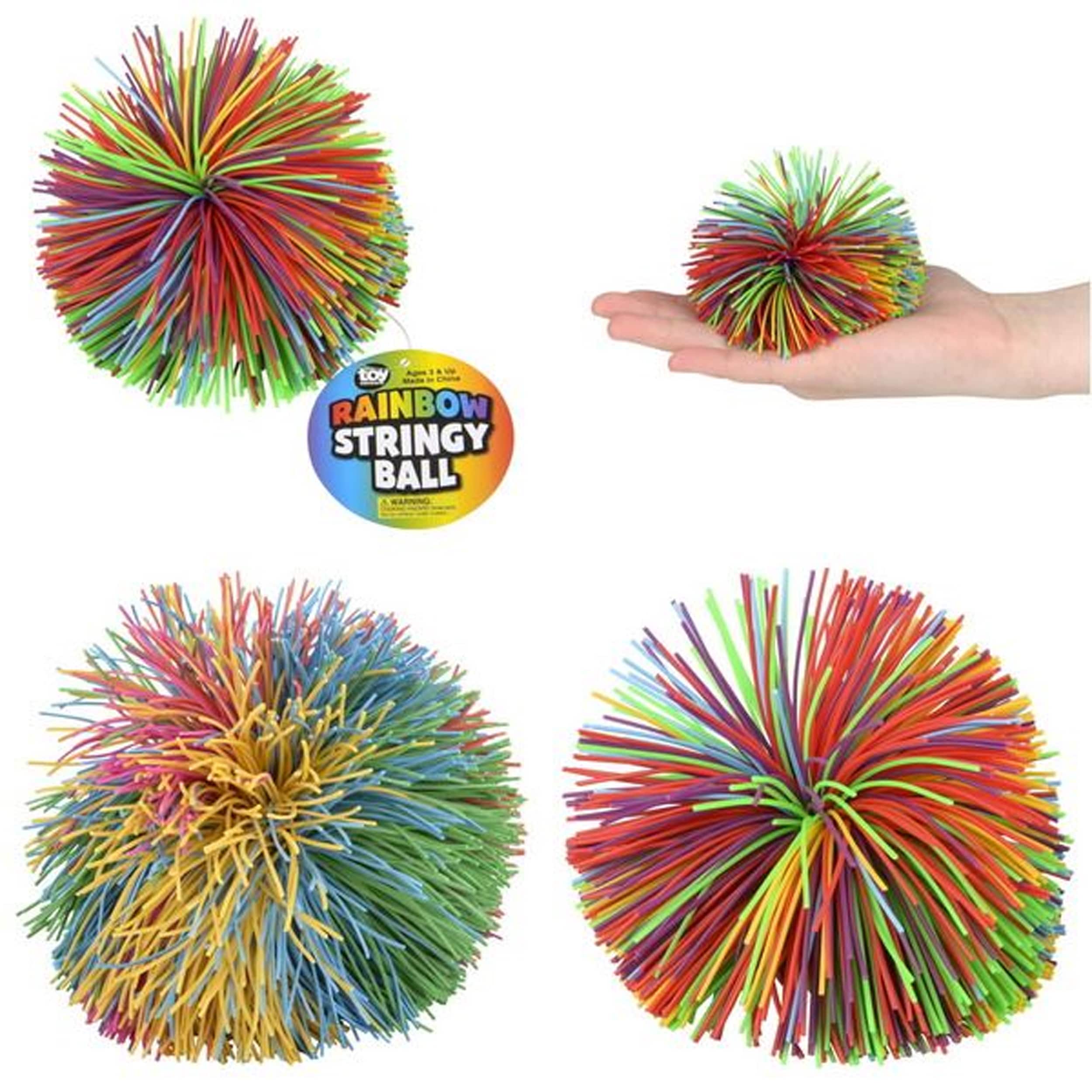 Rainbow shops koosh ball