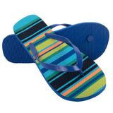 Women's Striped Flip Flops  Bulk- Assorted