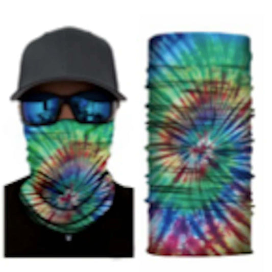 Wholesale Tie Dyed Swirl Multi-Function Seamless Bandana Wrap ( sold by the piece or 10 PACK) )
