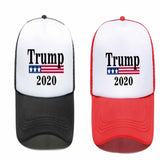 Trump 2020 Adjustable Mesh Back Cotton Baseball Cap - Black/Red (Sold by the Piece or Dozen)