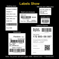 Thermal 4*6 Desktop Shipping Label Printer for Small Businesses