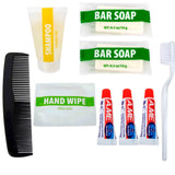 Deluxe Travel 10-Piece Hygiene and Toiletries Kit -Bulk