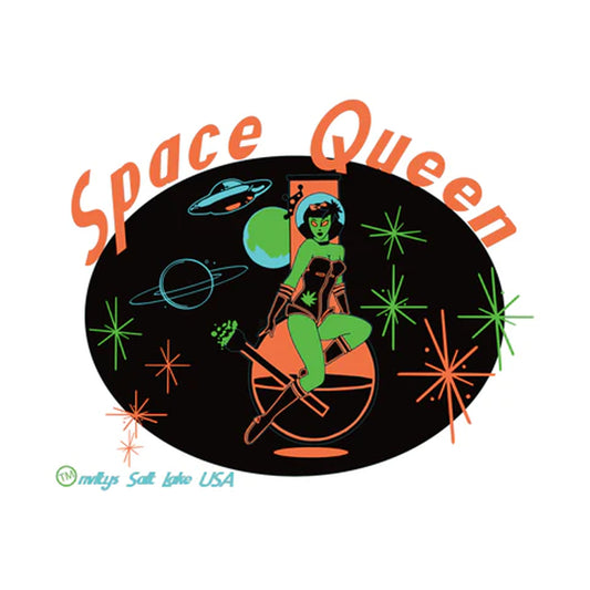 New Space Queen Marijuana Burlap Tote Bag - Stylish and Eco-Friendly  (Sold By Piece)