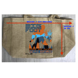 New Bigfoot Marijuana Burlap Tote Bag - Stylish and Eco-Friendly (Sold By Piece)