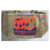 Legend of Kush Marijuana Burlap Tote Bag - Stylish and Eco-Friendly (Sold By Piece)