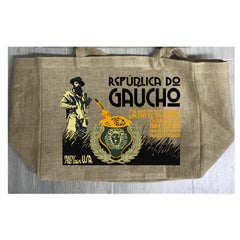 Gaucho Yerba Mate Burlap Tote Bag - Stylish and Eco-Friendly Companion (Sold By Piece)
