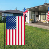 Wholesale Double Sided American Garden Flags For Home & Outside Decorations - 28" X 40"  ( Sold By Dozen )