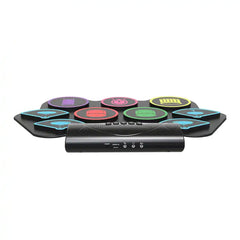 Portable USB Electronic Drum Pad Kit With Built-in Speaker