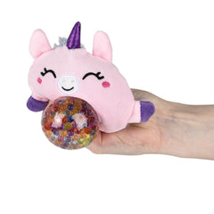 Unicorn Squeezy Bead Plush Ball