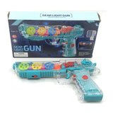 Wholesale Light-Up Mechanical Toy Gun with Music Interactive Play (sold by the piece)