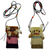 Leather Dream Catcher Pouch - Assorted Colors and Designs