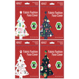 Adult Christmas Greeting Washable Face Mask - Spread Holiday Cheer with Style and Protection MOQ-100 pcs