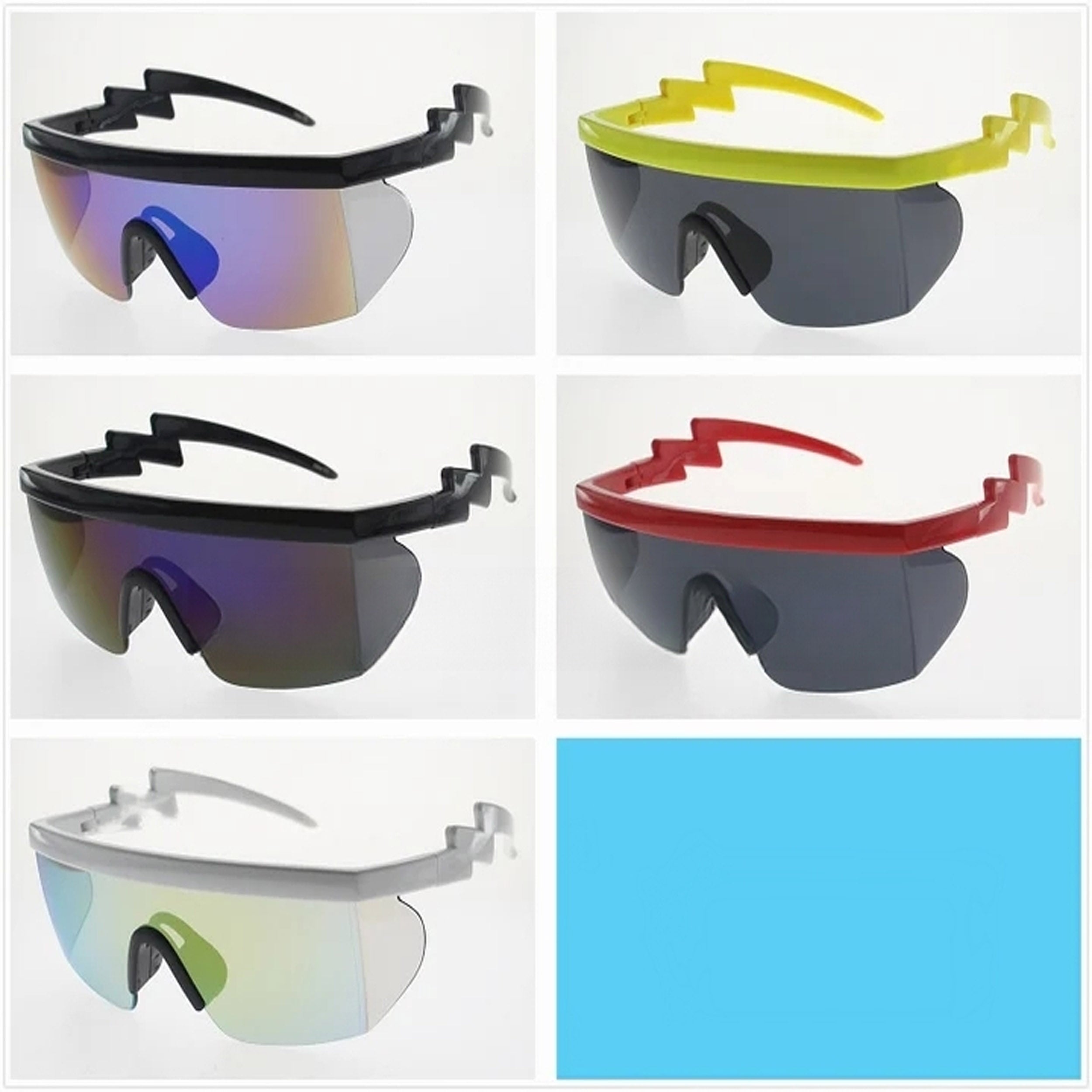 Wholesale Men Oversize Sports Sunglasses MOQ -12 pcs