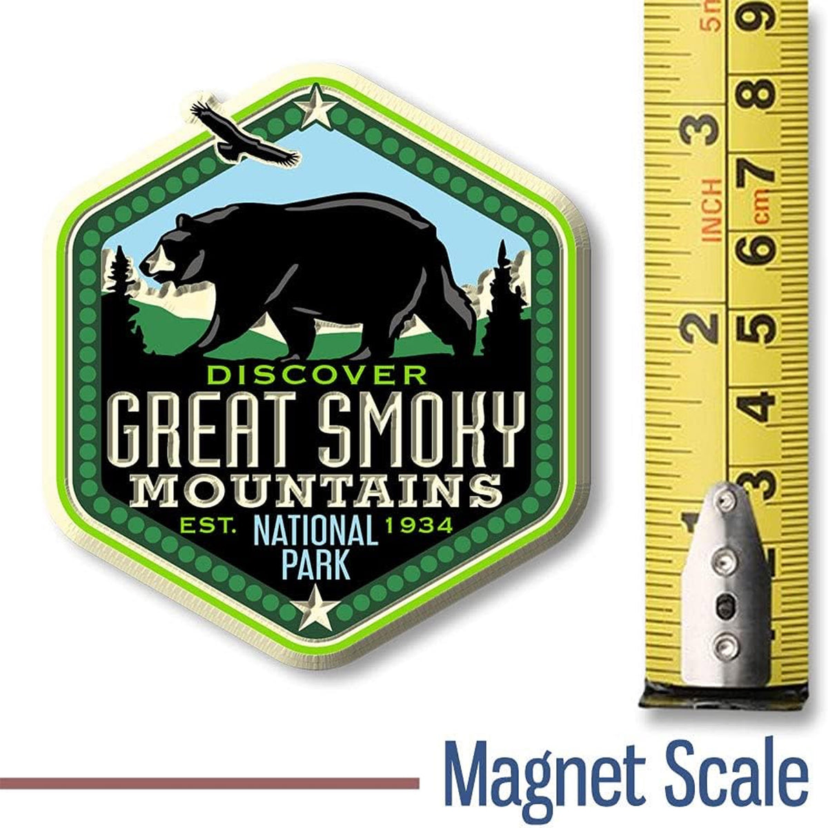 Great Smoky Mountains National Park with a Stunning Magnet MOQ - 36 pcs