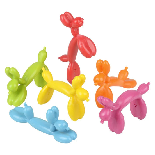  12 Mini Balloon Dog Stretchy Toy - Cute Squishy Sensory Fidget  Toy - Party Favors & Prizes (1 Dozen) : Toys & Games