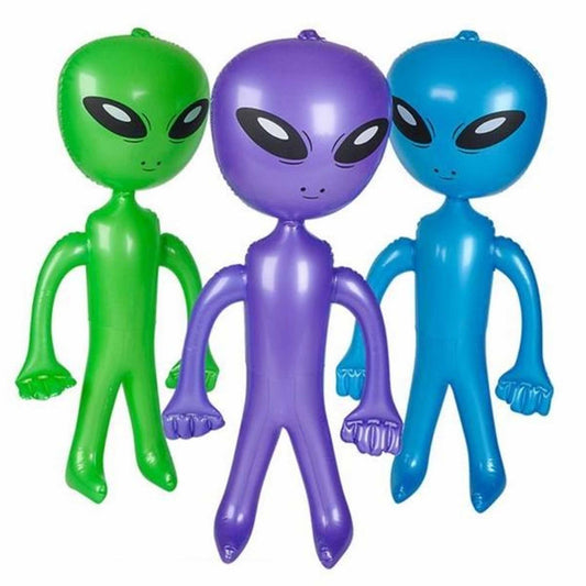 Wholesale Alien Shaped Giant 24-Inch Inflatable Toys for Kids (Sold by DZ)